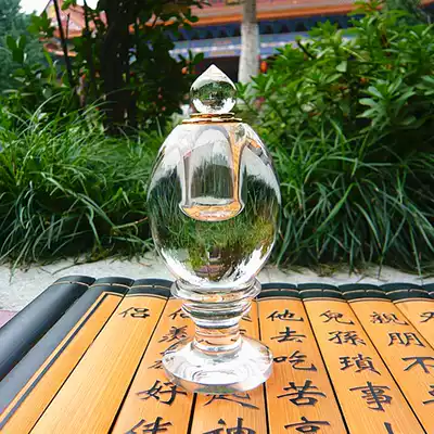 Taiwan crystal stupa copper Tasha crystal towers spiral for stupa bao qie yin ta 14cm high