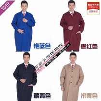 Four-color wear-resistant long-sleeved coats one-size-fits-all work clothes mens and womens moving clothes work clothes warehouse-proof