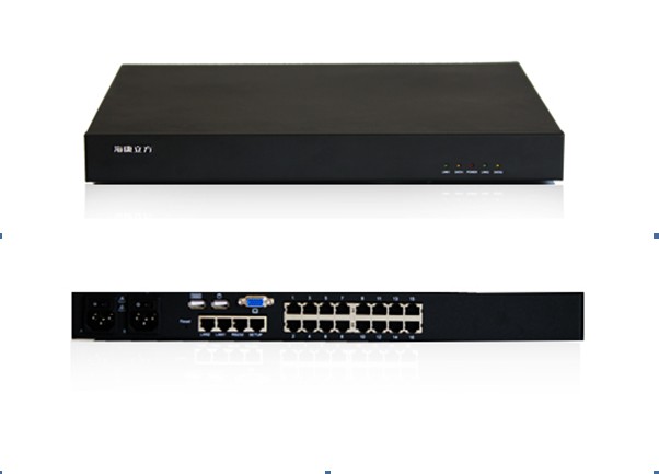 Haikang EV3216 2 Remote 16 port CAT5 IP Remote KVM switcher Haikang Cube