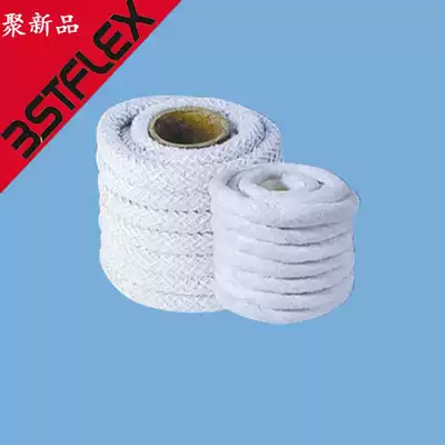 (Accept customization)BSTFLEX ceramic fiber round braided rope Ceramic fiber packing