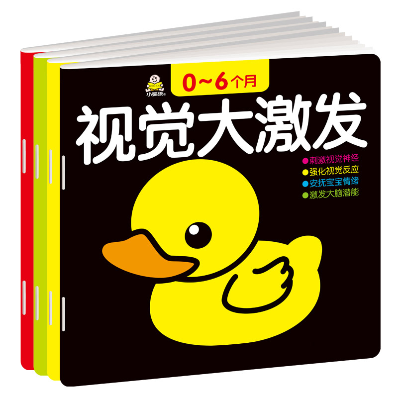 幼儿宝宝0-6和6-12月视觉 智能大激发婴儿成长认知启蒙认知书籍