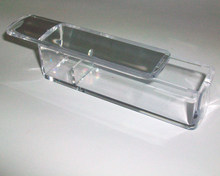 Plexiglass stamp material Organic square box Seal material box Name seal private seal box