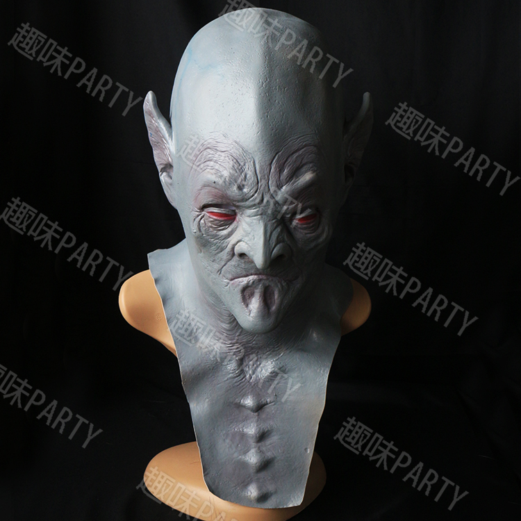 Export to Europe and the United States boutique Halloween mask horror long-eared alien mask dance party film and television headgear mask