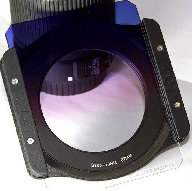 YUEXIU 85 series 67 72 77MM MEDIUM GRAY dimming ND mirror Gradient gray mirror SQUARE insert FILTER bracket set