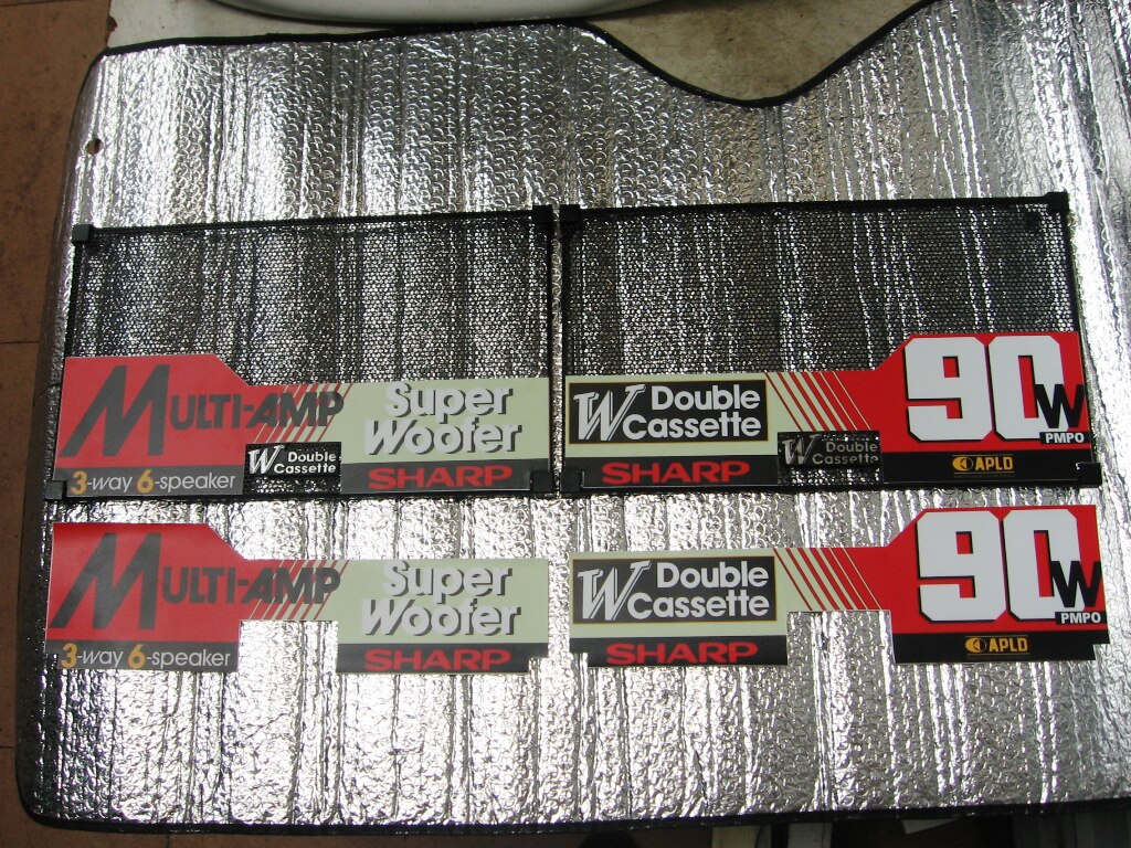 Sharp gf-777 collection machine label 2 sheets RMB20  imported paper printed]