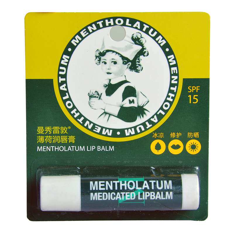 Mentholatum/曼秀雷敦【苏宁易购】曼秀雷敦薄荷润唇膏3.5g SPF15