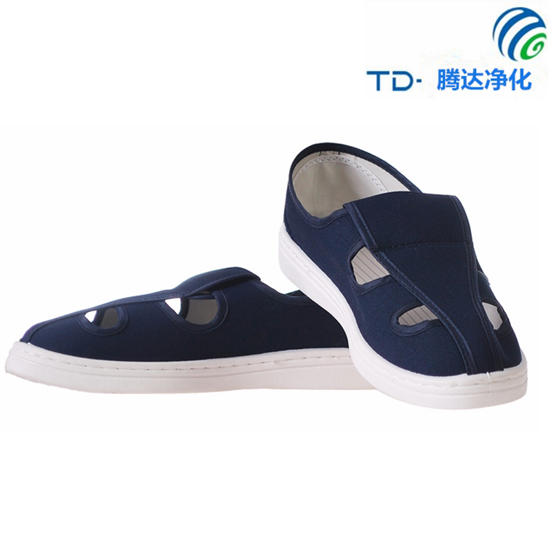Anti-static canvas shoes four holes dust shoes purified shoes PCV canvas shoes four eye shoes special price