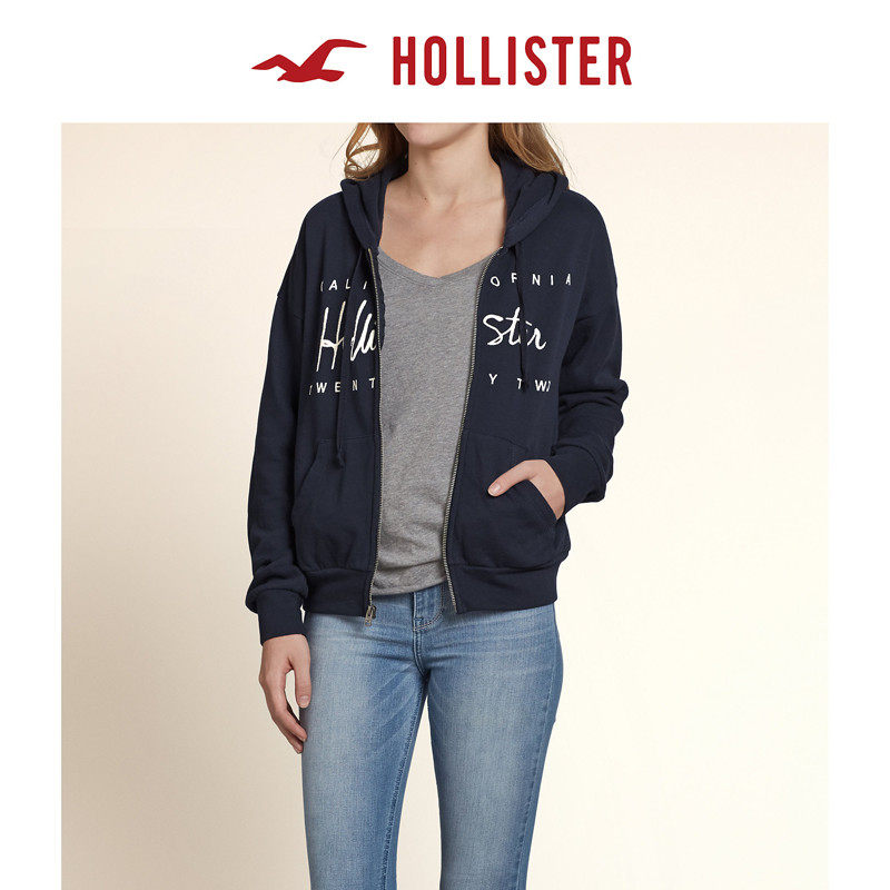 Hollister Brooks Beach 帽衫卫衣 女 89819