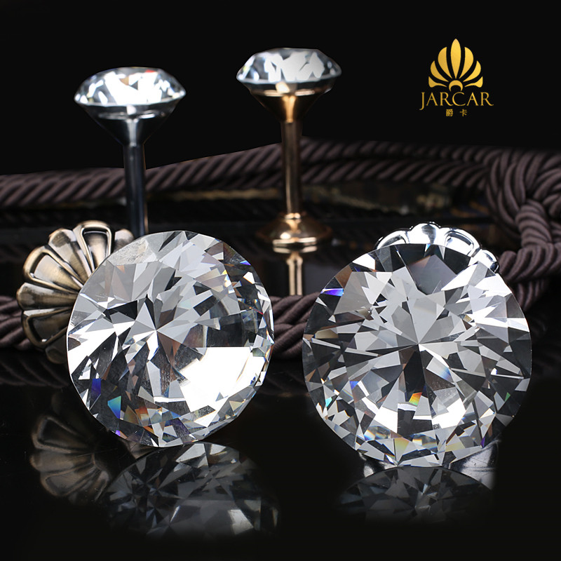 Jue card fashion simple crystal hook Creative wall hanging new modern exquisite decorative curtain wall hook Diamond hook