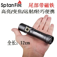 Xác thực ánh sáng ngoài trời chói mini đèn LED đêm cưỡi zoom nhà sạc với nam châm đèn pin cầm tay đèn led xài pin