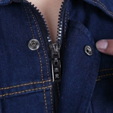 Комплект для работы с молнией, демисезонные хлопковые джинсовые штаны, рабочая одежда, свободный крой, защита от ожогов