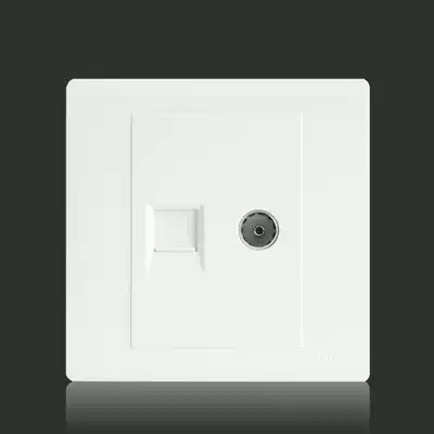 Zhengtai switch socket Type 86 switch socket 7D Computer TV Network TV socket Special offer