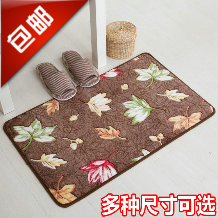 Non-slip mat Bathroom doormat Coral velvet carpet Kitchen step mat Foyer mat Absorbent cool mat Doormat Door mat