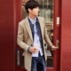 Áo khoác lông chim hòa bình Áo lông cho nam Áo len nam Áo khoác len Áo khoác mỏng BWAA74307 - Áo len shop áo khoác nam Áo len