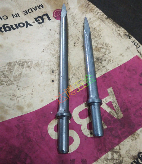 Pneumatic hammer drilling drill pick chisel wind pick tip round ring ring blasting chisel cement chisel