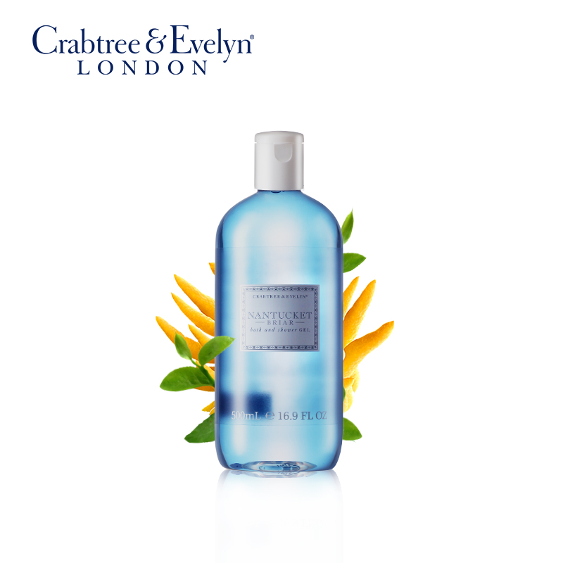 Crabtree & Evelyn/瑰珀翠瑰柏翠进口女士水泽香棘沐浴啫喱500ML