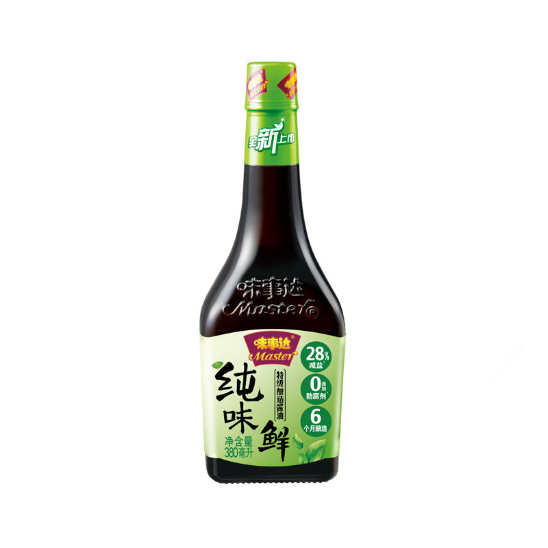 【天猫超市】Master/味事达酱油纯味鲜酱油380ml/瓶特级凉伴佐料