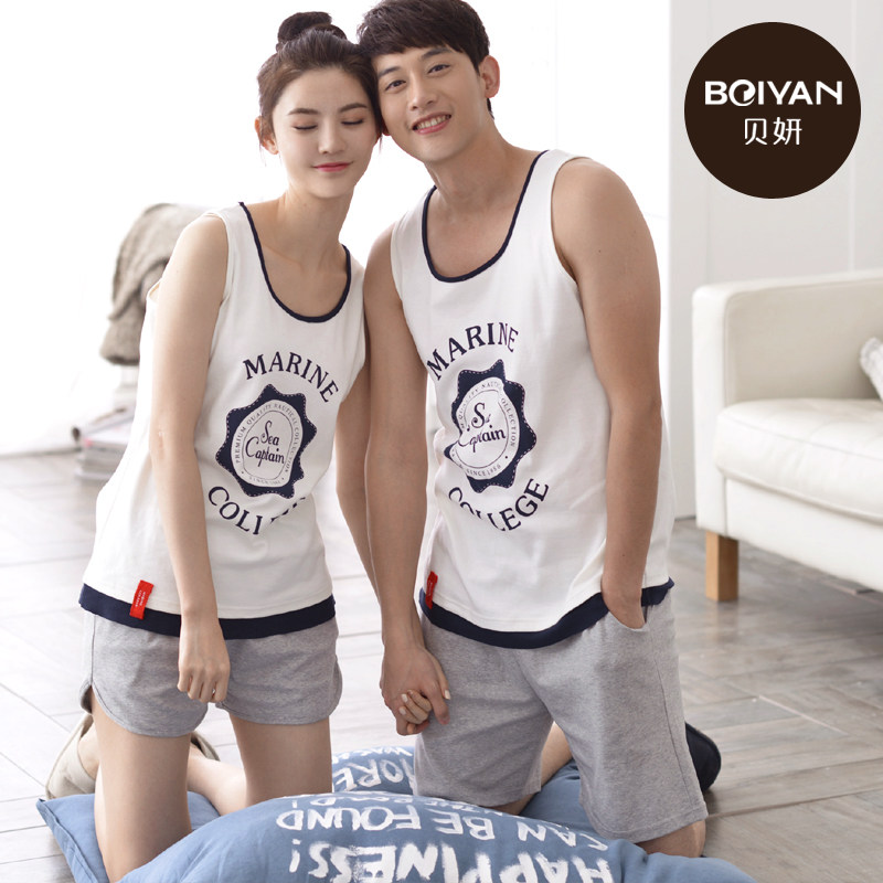 Pyjama mixte en Coton à sans manches - Ref 3005223 Image 4