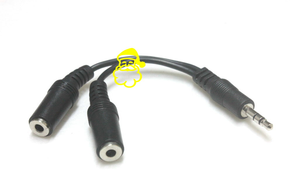 3 5MM One-male-type audio sub-wiring stereo 12cm long