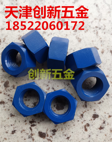 Teflon nut anti-corrosive high strength bolt double head screw nut flat bomb M8M10M12M16M20