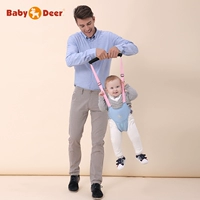 BabyDeer bé chập chững với mùa hè thoáng khí bốn mùa phổ biến trẻ em chống Lei đi bộ đôi học tập cho bé - Dây đeo / Đi bộ Wings / Các vật dụng ngoài trời dây dắt bé tập đi