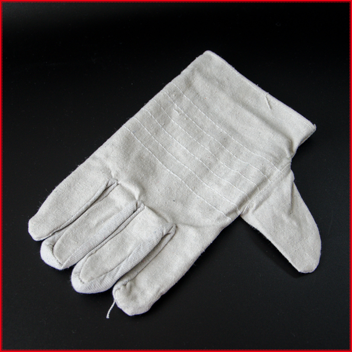 Labour-protection glove Canvas Gloves Double Half Lining Full Lining Thickened Wear Resistant Anti-Slip Electric Welder Protective Gloves