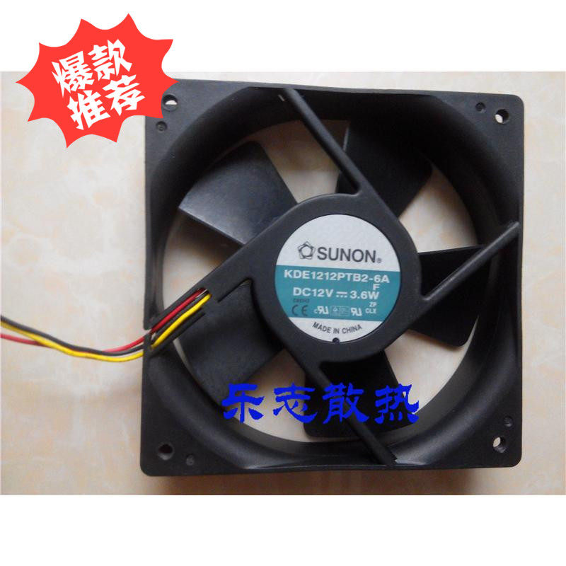 Build quasi SUNON KDE1212PTB2-6A DC 12V 3 6W 12025 Host shell power cooling fan