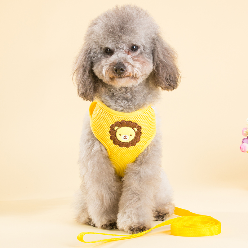 动物园背心式狗链子泰迪胸背带狗狗牵引绳比熊中小型犬小宠物用品