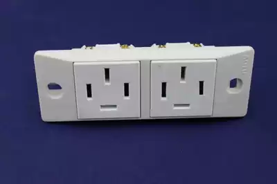 Industrial assembly line two-stage connection assembly 16A380V three-phase four-wire four-hole self-wiring power socket