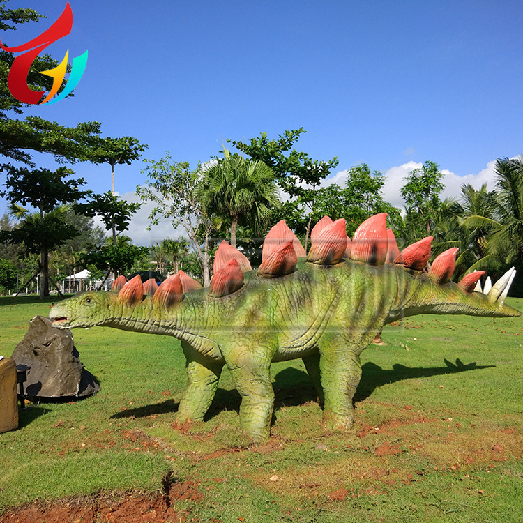 High emulation large barking dragon will move to call dinosaur animal model mold park square equipment pendulum set to do