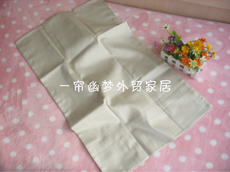 Pillowcase High count and high density pure cotton sateen single pillowcase envelope pillowcase 45*72cm
