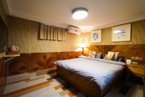 Hangzhou Bajiaohe Sanmi B & B A special big bed room