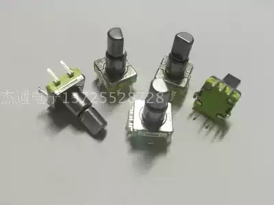 High-quality EC11 encoder Car DVD navigation Car volume encoder switch 20 bits with switch 15 half shaft