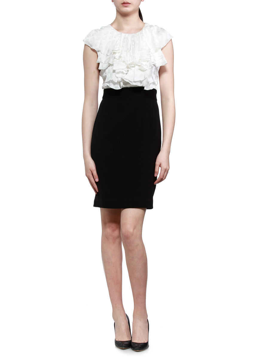 THEOPHILE 拼色层次设计连衣裙