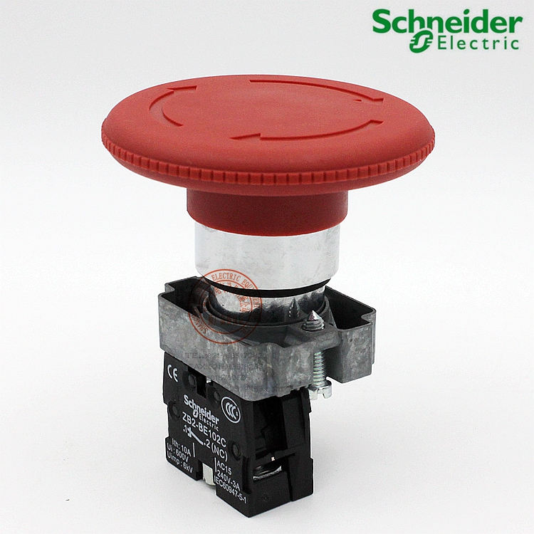Schneider Schneider 60MM emergency stop button swivel reset XB2BS642C ZB2-BE102C