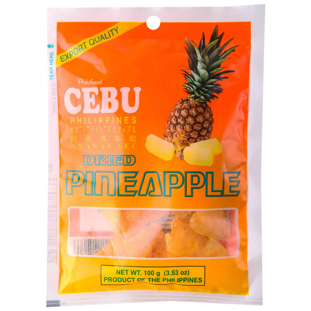 【天猫超市】菲律宾进口 宿雾菠萝干 100g/袋  CEBU宿务
