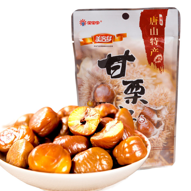 【天猫超市】美客多 熟制100g板栗仁 唐山栗子零食 香甜糯甘栗仁
