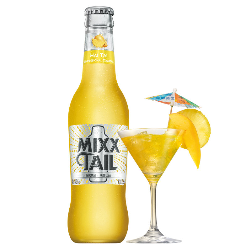 【天猫超市】Mixxtail/魅夜预调鸡尾酒 迈泰鸡尾酒4.2度 275ml/瓶