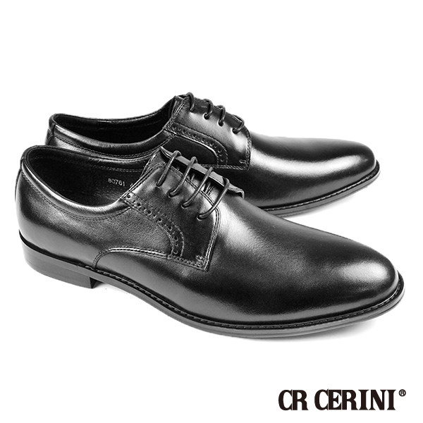 台湾官网直邮进口【CR CERINI】基本款绅士德比皮鞋 黑色(80761-B