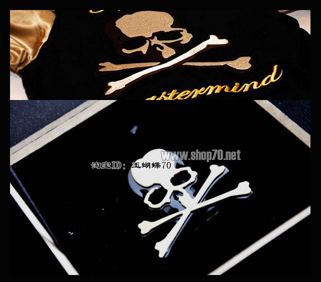 mastermind JAPAN MMJ Wallet Two Color Black Platinum Stereo Wallet Gift Box