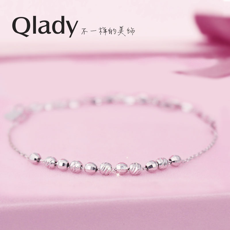 Bracelet de cheville Femme QLADY en Argenterie - Ref 3103841 Image 1