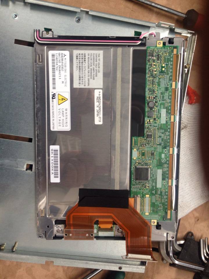 The new replacement AA084VD02 LCD screen is delivered on the same day