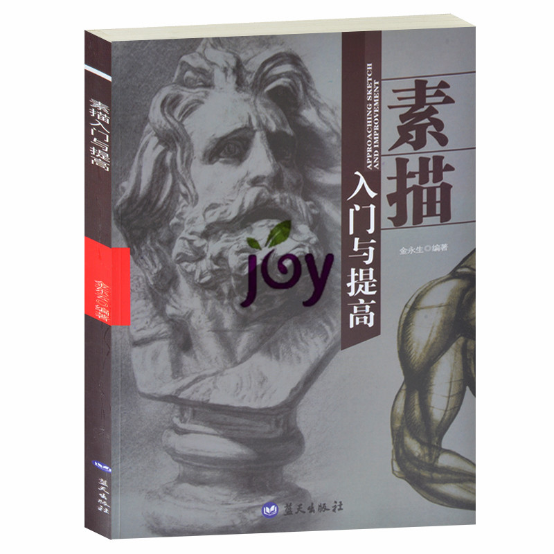 素描入门与提高 如何画好素描 学习素描的方法 静物石膏头像人物头像半身像素描方法 素描作品赏析 素描入门基础教材教程图文版书