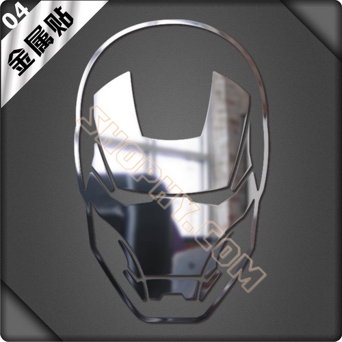 S.H.I.E.L.D. Marvel Avengers Captain America Iron Man Metal Stickers Anime Peripheral Mobile Phone Bicycle 04