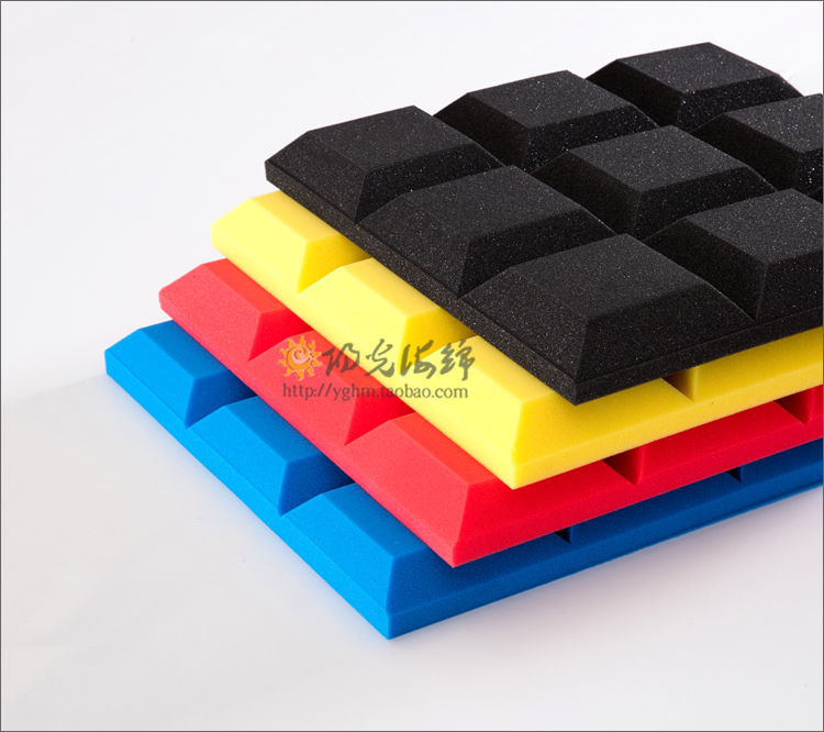 Home Cinema Harmonica Drum Room KTV Special High Density Sound Absorbing Cotton Soundproof Cotton Pyramid Sound Absorbing Cotton