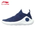 Trung Quốc Li Ning Khai sáng 2 Chiến binh da đen Wade Road Văn hóa Giày Sneakers Đường phố giản dị Trợ giúp Giày bóng rổ Nam giay the thao nam Giày bóng rổ