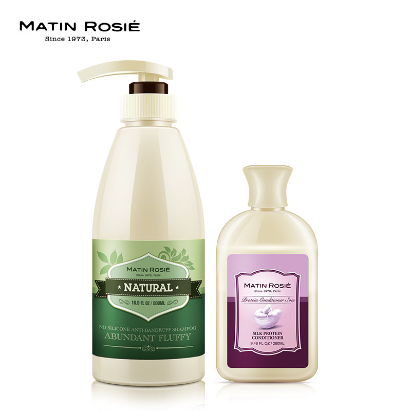 去屑亮滑洗发水500ml+护发素280ml