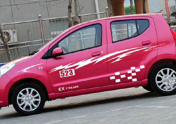 Suzuki New Alto modified special car stickers Body pull flower