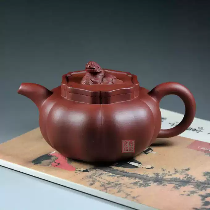 宜兴紫砂国家级工艺师马顺伢紫砂壶老清水泥全手工400cc以上-Taobao-Tmall