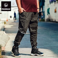 PANMAX thủy triều thương hiệu kích thước lớn quần áo quần nam chất béo quần nam kích thước lớn accordion gấp phân bón để tăng quần âu - Quần tây thường quần dài thể thao nam